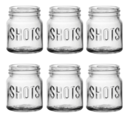 Circleware Mini Mason Jar - Vasos De Chupito De Base Pesada,