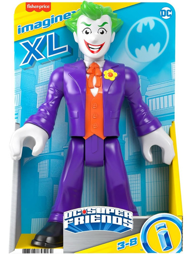 Figura De Acción Imaginext Dc Super Friends The Joker Xl