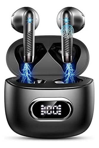 Auriculares Inalámbricos, Auriculares Bluetooth 5.3, Graves