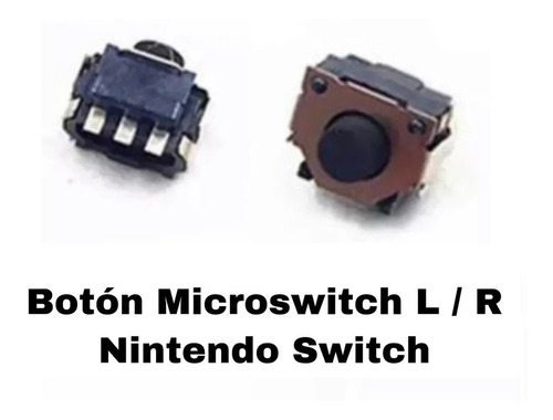 4x Botón Microswitch L Y R Para Joycon De Nintendo Switch