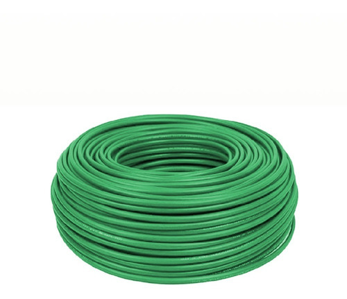 Caja 100 Mts Cable Iusa Verde Thw Cal 14 Awg 100% Cobre