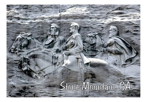 Stone Mountain Georgia Ga Robert Lee Andrew Jackson State 2