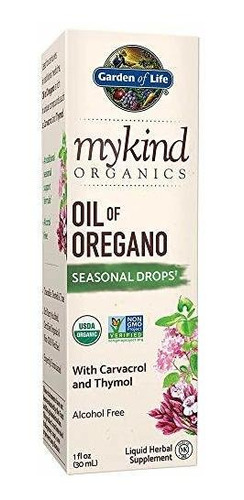 Aceite De Oregano Gotas Garden Of Life Mykind Organics
