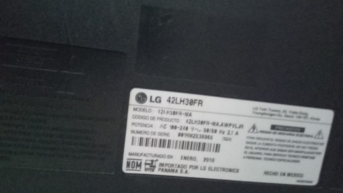 Televisor LG 42 Pulgadas (Usado)
