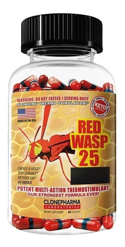Red Wasp 25 Clonepharma Termogênico Keto Ketogenic Diet