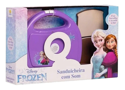Sanduicheira Infantil Com Som/luz Frozen Angels Toys 59003
