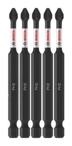 Display De 5 Puntas Phillips De Impacto Bosch Ph2 X 89mm