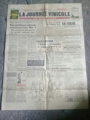 Periódico De El Año1962 (Usado)