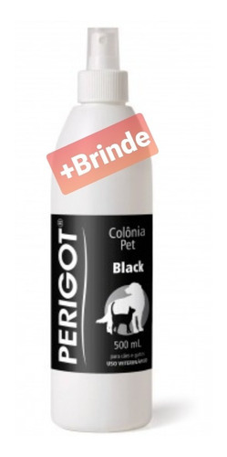 Colonia Black Perigot De 500ml Para Cães  - Frete Gratis