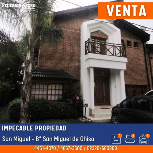 Casa En Venta En San Miguel De Ghiso