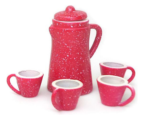 De Té De De 5 Piezas, , , Olla, Tazas En Miniatura