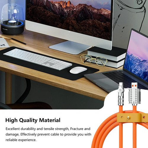 Cable De Carga Rápida Tipo C Cable Usb C Flexible Y Duradero