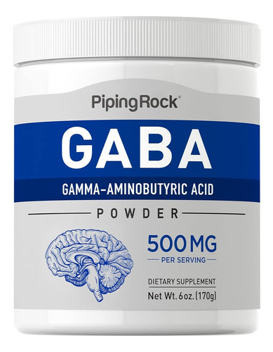 Suplemento Gaba Powder 500 Mg   Ácido Ga - g a $658