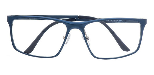Armação De Óculos Para Grau Masculino Retangular Butão Azul
