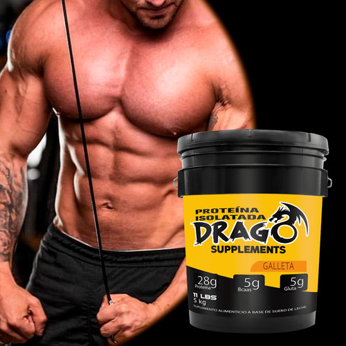 Drago Supplements Proteína Isolatada 5kg 131 Serv Galleta