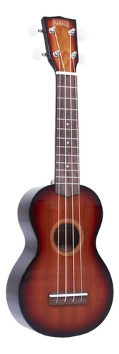 Ukelele Soprano Mahalo Java Soprano Con Funda Mj13ts Color Sunburst 3 Tonos