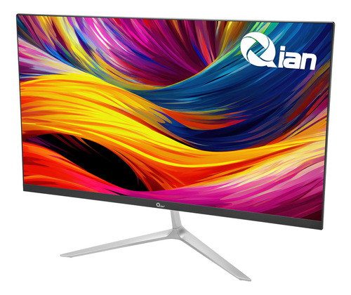 Qian Monitor Qm2382f, LED Sin Marco 23.8", Full HD 1920 x 1080p, 75Hz, HDMI, VGA, VESA 75 x 75mm, Negro