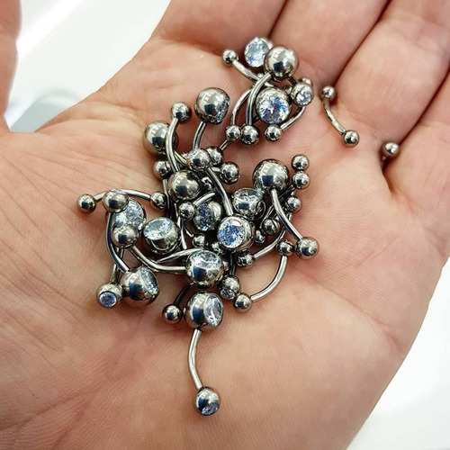 Imagen 4 de 5 de Piercing Ombligo Titanio Calidad Medica Piercing Argentina ®