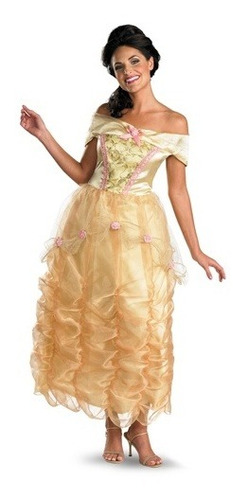 Disney Princesas - Disfraz Bella Del. Adulto Talle S 50501n