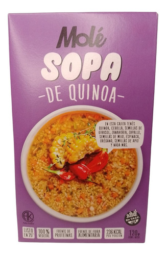 Sopa De Quinoa Mole - 100% Vegetal - Kosher