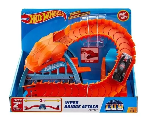 Hot Wheels City Pista Ponte De Cobra Mattel Fnb05 Gjk88