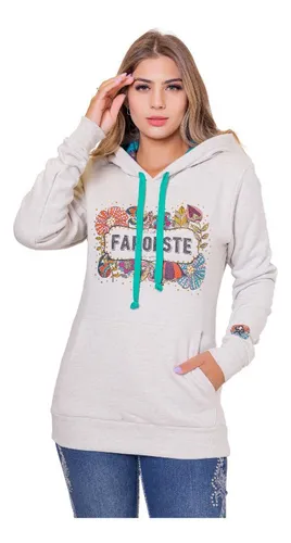 Moletom feminino com best sale brilho