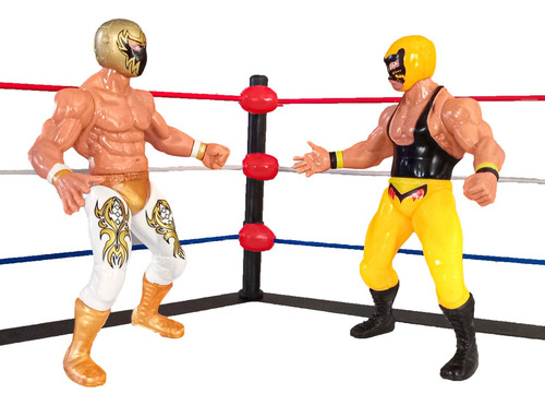 Figura De Accion Lucha Libre Mexicana M. Dorada Vs Panterita