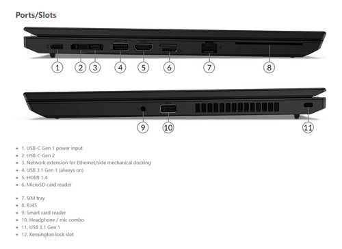 Lenovo Thinkpad T14 Gen 1 Core I7 10th 16gb 512gb Ssd Táctil (Reacondicionado)