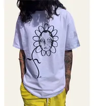 Comprar Playera Estampada En Serigrafía De Flor