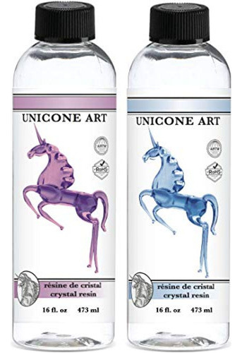 Unicone Art Kit De Resina Epoxi, Transparente, Alto Brillo,