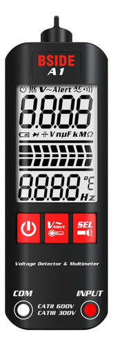 Detector De Voltaje Digital Bside Wire Tester Con Multímetro