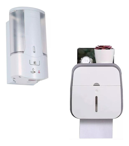 Combo Dispenser Papel 505507 + Dispenser Jabón Sensor 550140