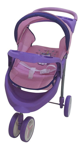 Coche De Muñeca Bebesit Mini Jogger Unicornio (envío Gratis)