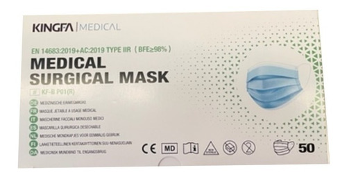 Dos Cajas (100 Unidades) Mascarillas Desechables Quirurgicas