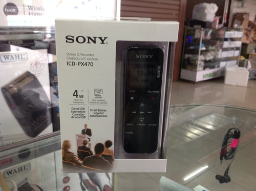 Sony - Grabadora Voz 4gb Digital Icd-px470 Expand 32gb