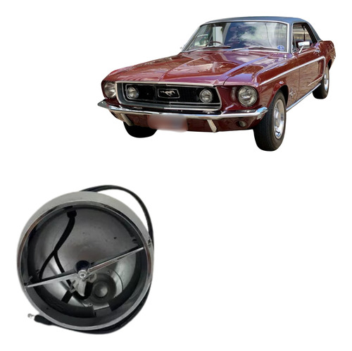 Carcaça Do Farol De Neblina Scott Drake Mustang 1968 Milha