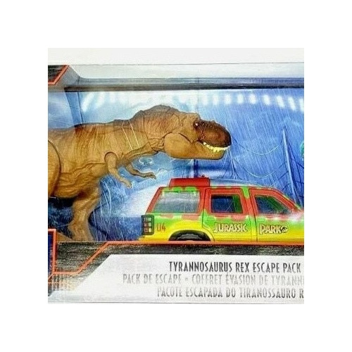 T Rex Con Jeep Jurassic World Leotoys