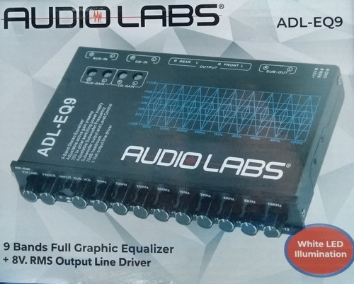 Equalizador Audio Labs.De 9 Bandas . Mod: Adl-eq9.