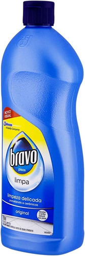 Limpador Para Cerâmica E Porcelanato Original 750ml Bravo