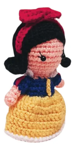 Amigurumi Blancanieves Princesa Disney Peluche Tejido