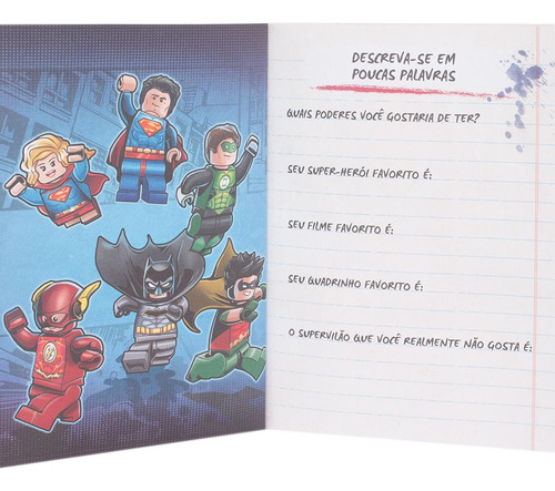 Lego DC Super Heroes - Livro dos super-heróis, de Lego. Editorial Happy Books Editora Ltda., capa mole em português, 2019