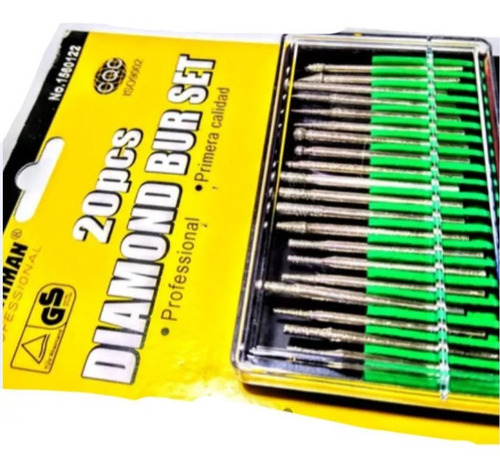 20 Brocas Diamantadas Dibujo En Vidrio Multipropósito
