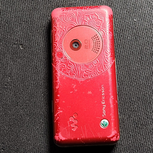 Sony Ericsson Walkman W660 18 Juegos, Movistar Con Accesorios,¡ Leer Descripcion!!, Celular Retro Coleccion Antiguo Old W200 W700 Nokia 1100 1108 1208 Terracota (Usado)