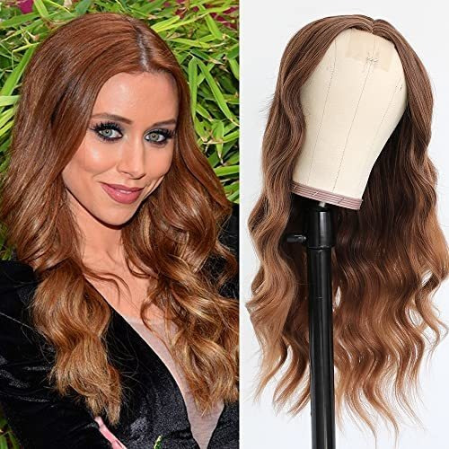 Aubree Middle Brown Wig Long Curly No Lace Front Wigs B6gzy
