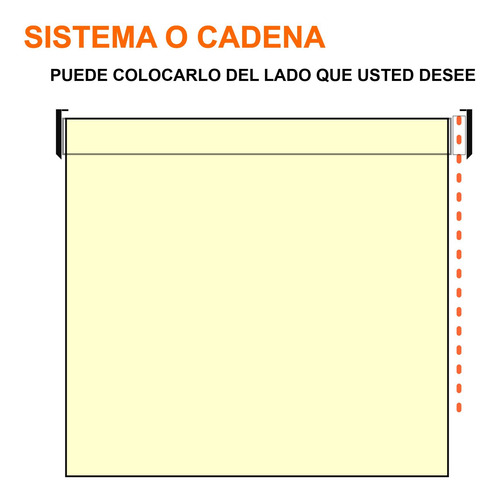 Imagen 7 de 10 de Cortina Roller Blackout 210x220cm Standard Roller Rollerpro