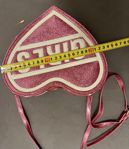 Cartera Skinny Dip Girls Heart Bag Rosa Lisa Rosa (Usado)