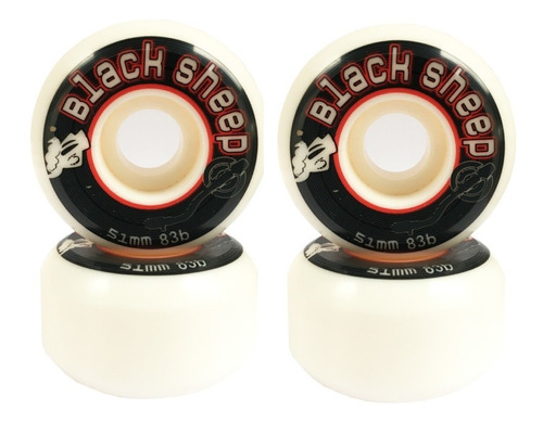 Rodas Black Sheep 51mm 83b Importada M01 - Conica