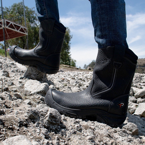 Imagen 7 de 10 de Calzado Seguridad Ten-pac Media Bota Wellington Pro Negro