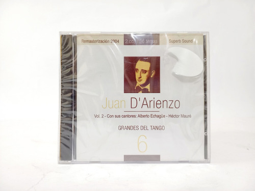 Cd X 2 Juan D Arienzo / Vol 2 / Alberto Echague / Hector Mau