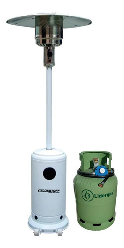 Calefactor Estufa A Gas Exterior Hongo + Garrafa + Regulador